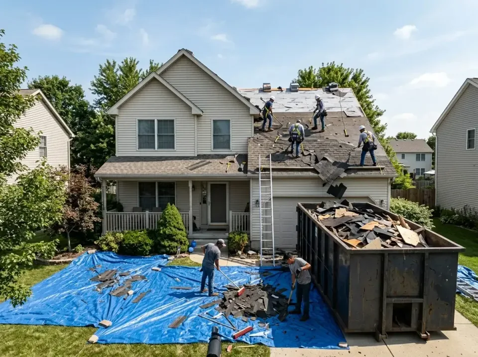 roof-replacement-debris-remova-004 — frequently asked questions, Cheapest Dumpster Rentals in Mays Chapel, MD